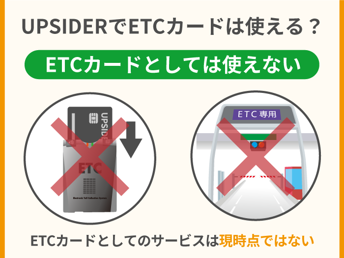 45_UPSIDERでETCカードは使える？