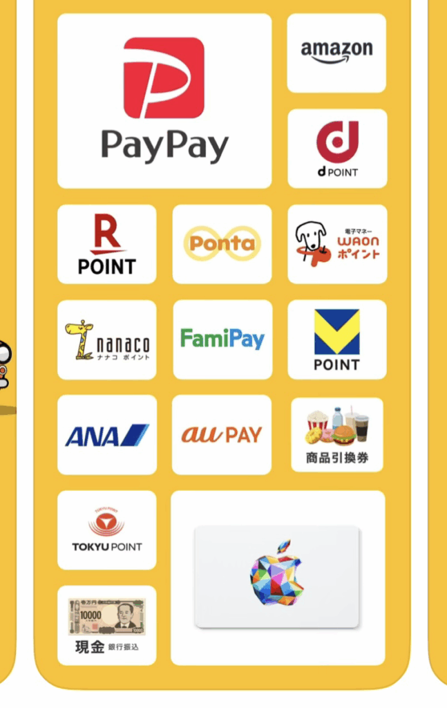 トリマのポイント交換先